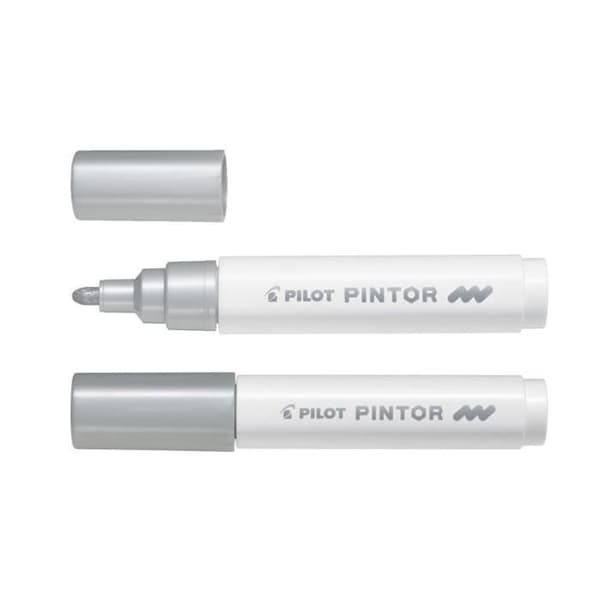Marker - PILOT - Malermarker - Sølv - 4,5 mm - 1,4 mm