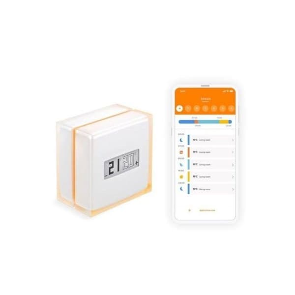 Intelligent termostat + anslutet och intelligent termostathuvud - NETATMO - Programmerbart - anslutet objekt