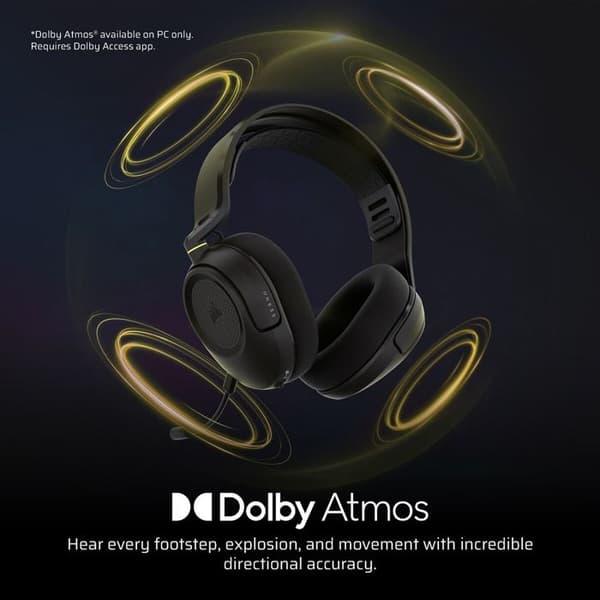Corsair HS35 v3 Carbon trådlösa spelheadset
