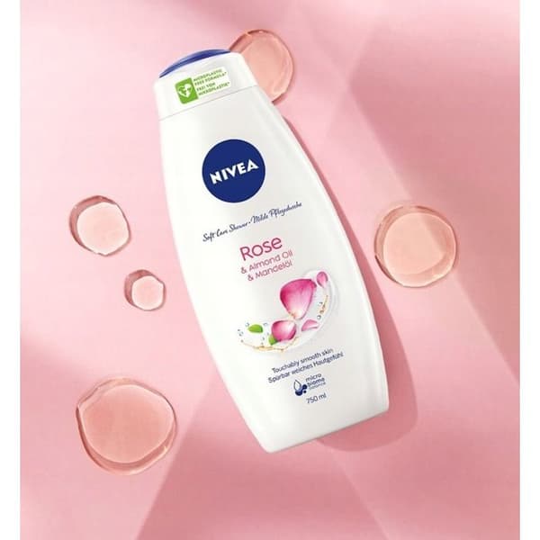 Duschgel NIVEA Care Roses 750 ml