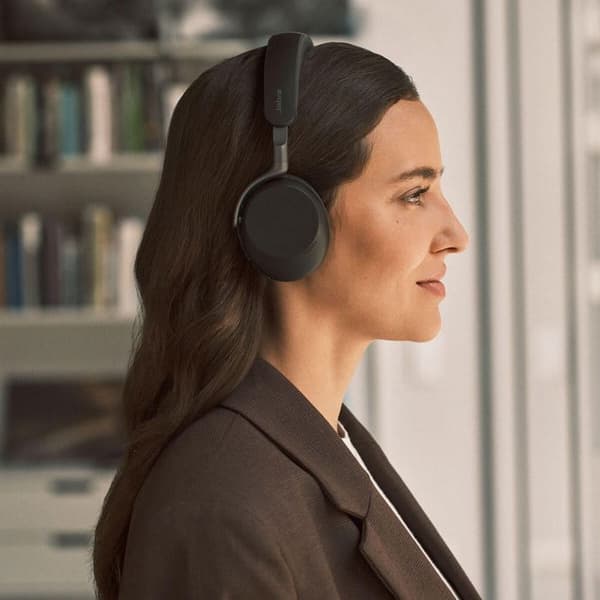 Professionell headset - JABRA - Evolve3 75 MS Stereo USB-C - Adaptiv ANC - Bluetooth 5.3 Multipoint - Microsoft Teams
