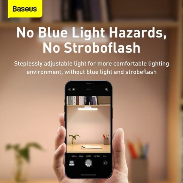 LED-lampe - BASEUS - Magnetisk - Genopladelig USB - Batteritid 24 timer - Moderne design