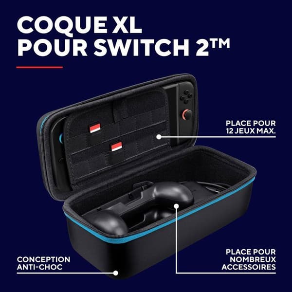 XL-pude - TRUST - GXT 1252 - Stødabsorberende - Plads til 4 Joy-Cons - 12 Spil - Sort