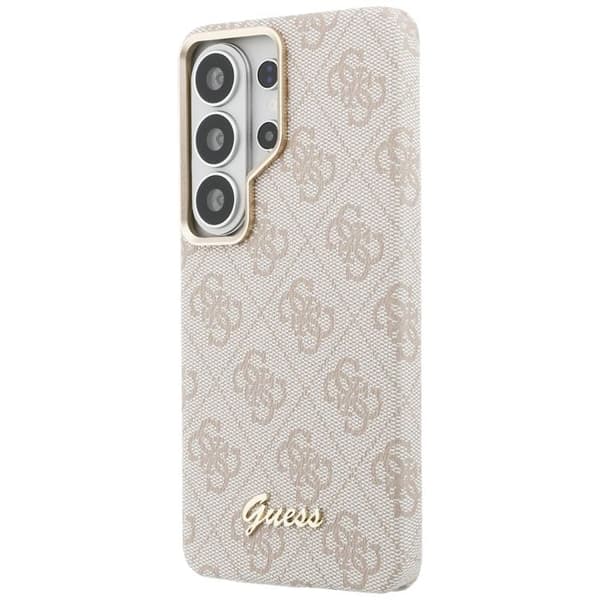 Coque Guess 4G Script MagSafe til Samsung Galaxy S26 Ultra - Pink