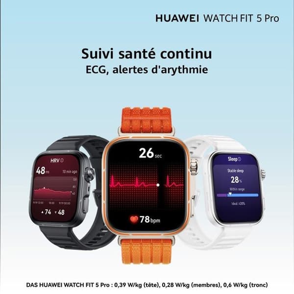 Huawei WATCH FIT 5 PRO VIT smartklocka