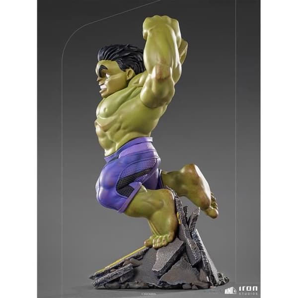 Figur - IRON STUDIOS - Hulk Infinity Saga Mini Co. - 22 cm - Plast - Detaljerad design