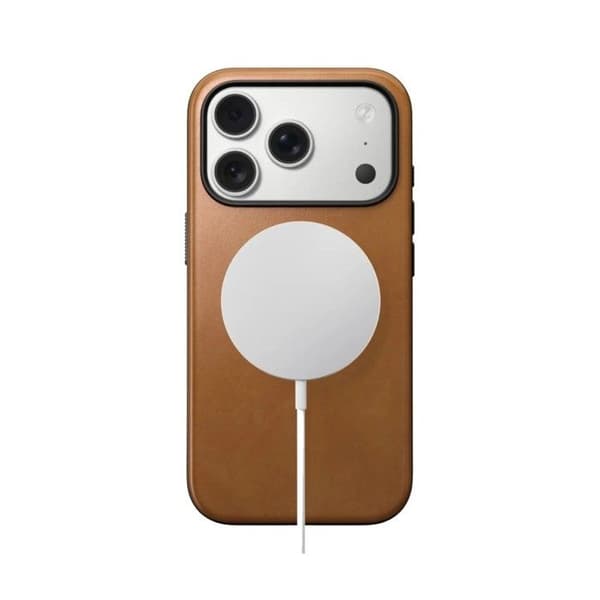 Coque - NOMAD - iPhone 17 Pro - Full grain läder - Robust skydd - MagSafe-kompatibilitet