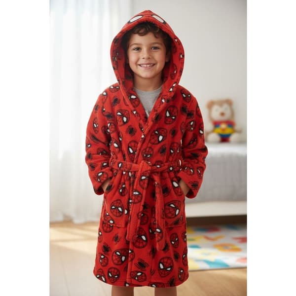 Barnkappa - CERDA - Spiderman - Röd - 3 år - Polyester med huva