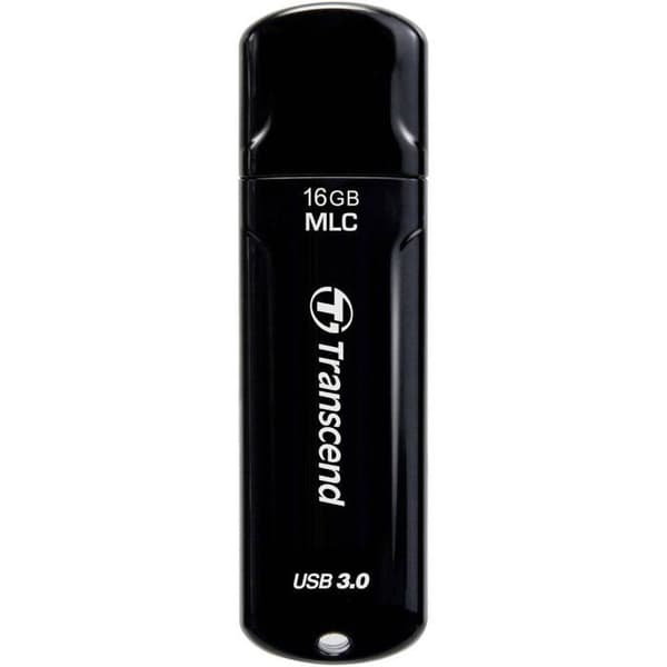 TRANSCEND JETFLASH 750 USB-nyckel - 16 GB - Svart