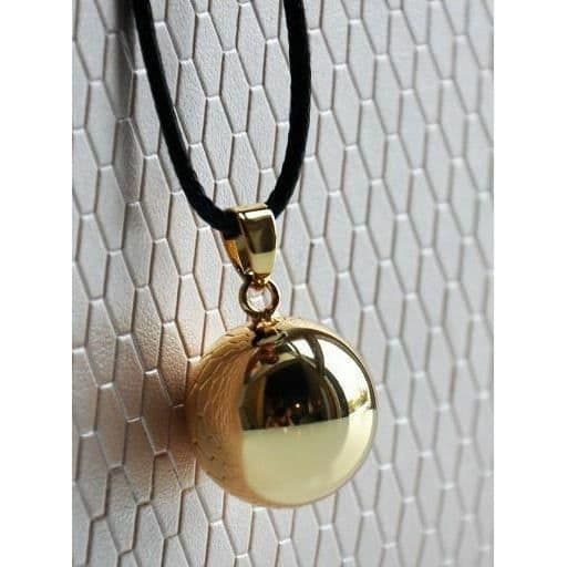 Collier - Mamma Klocka - Guldplätterad - Gyllene - För Dam