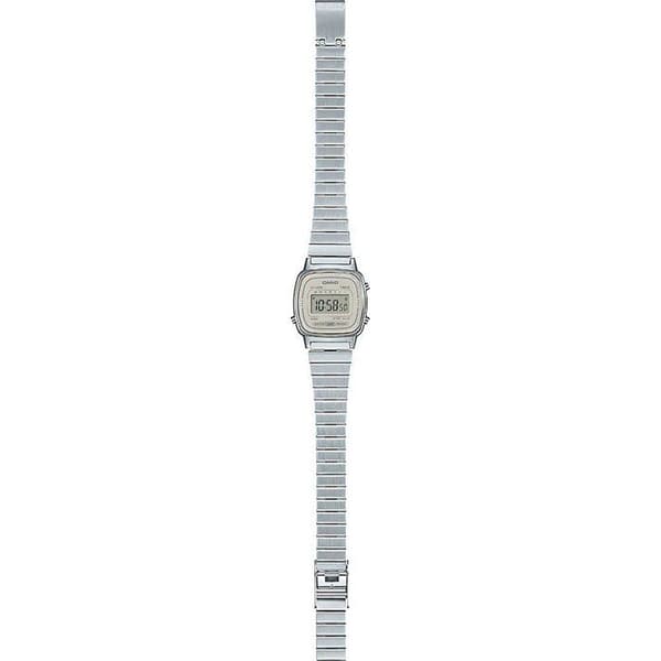 Klocka - CASIO - LA670WEA - Unisex - Grå - Kvarts - Digital