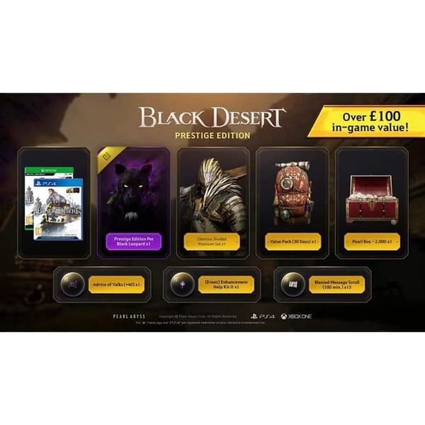 Videospil - DEEP SILVER - Sort Ørken - Prestige Udgave - Xbox One - MMORPG - Bonusindhold 140 USD