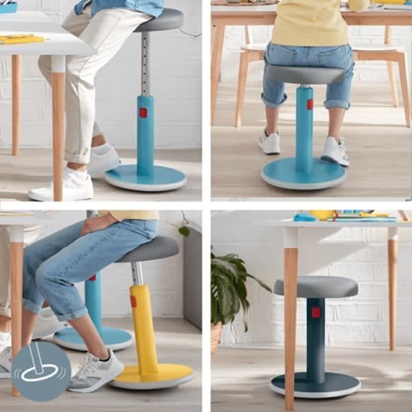Ergonomisk siddestand 2 i 1 skammel - Grå - Leitz Ergo
