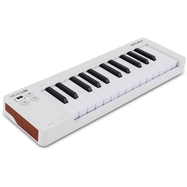 Arturia MicroLab mk3 MIDI Keyboard 25 Taster Hvid