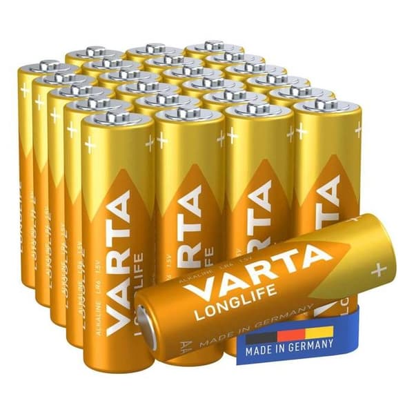 Alkaline AA Langtidsholdbare Erstatningsbatterier 24 Stykker Varta