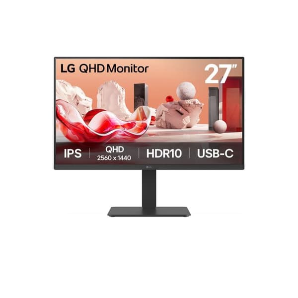 Monitor LCD LG 27BA65QB-B.AEU 27" QHD 2560x1440 5ms Sort