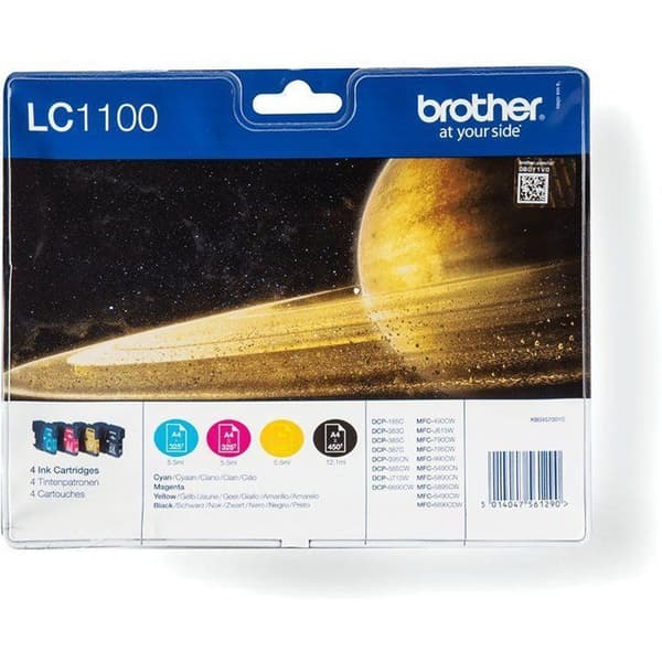 Brother LC1100 Blækpatron Farver