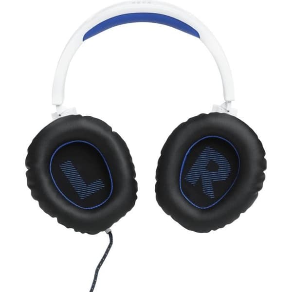 Gaming Headset - JBL - Quantum 100 Playstation - Kablet - Multiplatform - Hvid / Blå