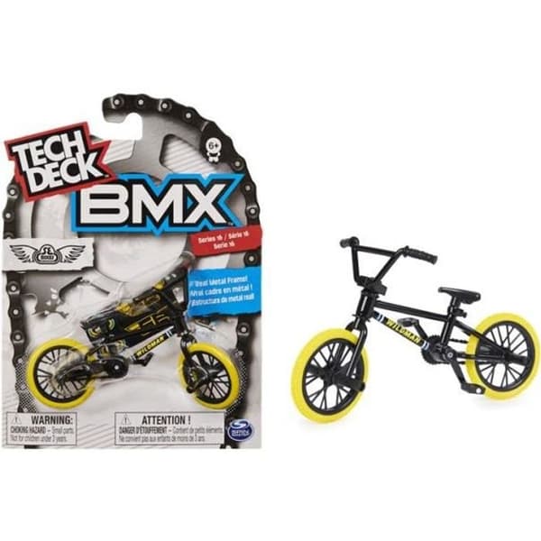 Tech Deck - Pack 1 BMX - Metallram - Autentisk design