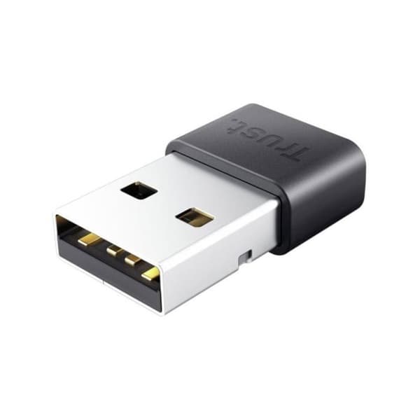 Trust Myna USB Bluetooth 5.0 Adapter Sort Rækkevidde 10m Kompatibel LE