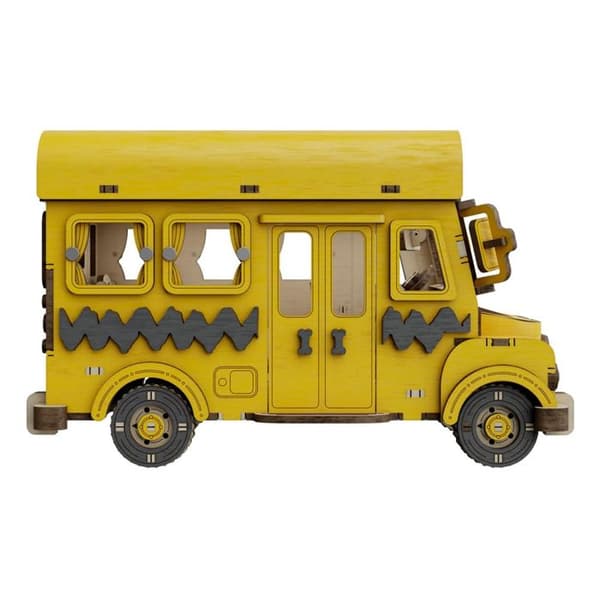 Pantasy - Snoopy Puremind - Byggset Skolbuss