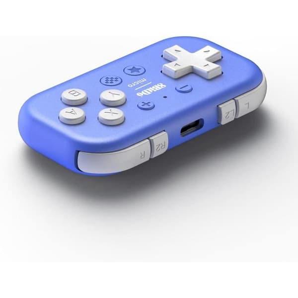 8bitdo Mini-controller bluetooth blå för Nintendo Switch & Raspberry Pi