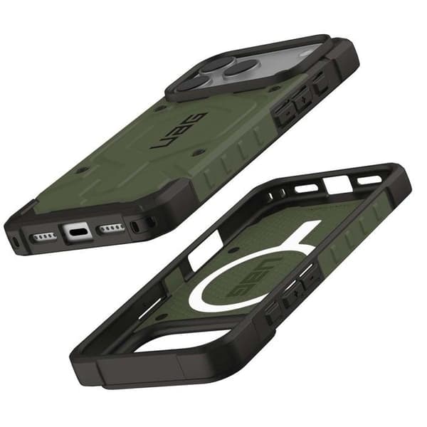 Coque MagSafe - UAG - Pathfinder - Ultra resistent - Grön - iPhone 17 Pro