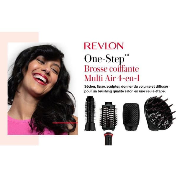 Multistyler 4-i-1 - REVLON - RVDR5373E - Til tekstureret hår - 4 temperaturer - Sort