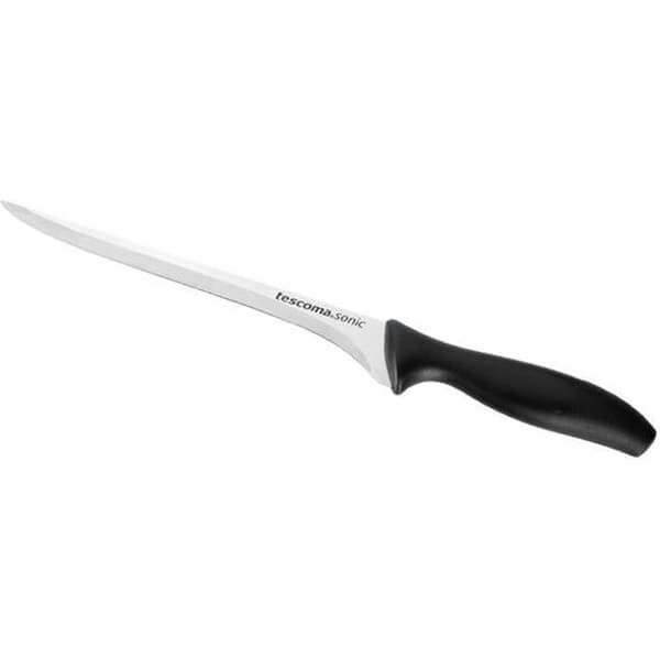 Tescoma 862038, Filetkniv, 18 cm, Rustfrit stål, Rustfrit stål, Sort, Plastik