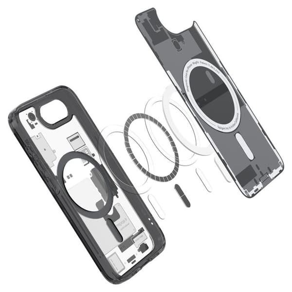 Spigen Ultra Hybrid Zero One MagSafe cover til iPhone 16e - Sort