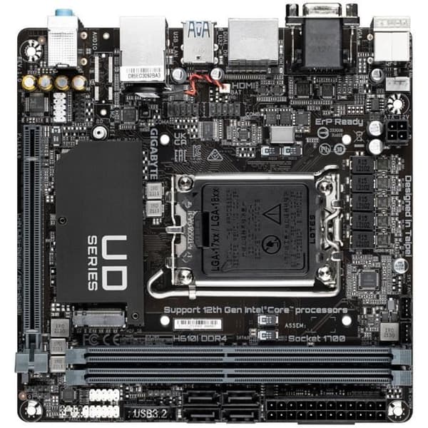 Moderkort - GIGABYTE - H610I DDR4