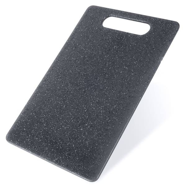 Skärbräda i plast - ORION - 24x15 cm - Grå - Granitimitation - Diskmaskinssäker
