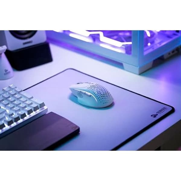 Trådløs mus - Glorious - Model I 2 - Ergonomisk - 9 programmerbare knapper - Mat hvid