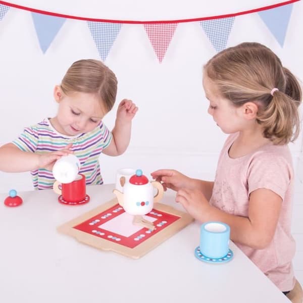 Te-sæt på en bakke