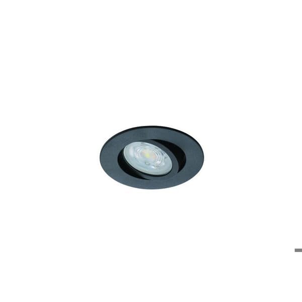 Kit 1 indbygget Zigbee bluetooth spot Saliceto hvid/farver, rund sort