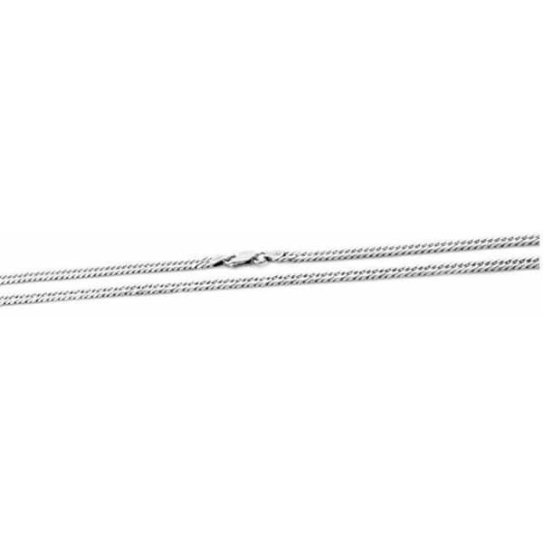 Söder Silverkedja - Beneto Ags1085 - 42cm - Forçat-länk - Stämplad 925/1000