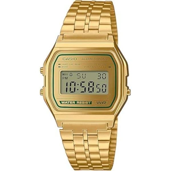 Ur - CASIO - A158WEGV-9AEF - Digital - Rustfrit Stål - Sølv