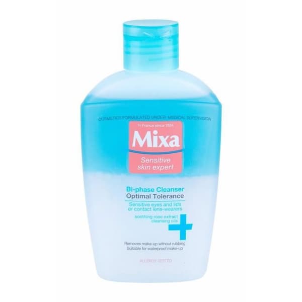 Makeupfjerner - MIXA - Bi-fase - Til sensitive øjne - Uden alkohol - 125ml
