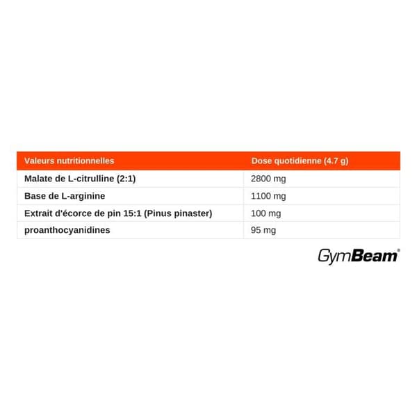 GymBeam - Pre-workout NO Citrulline Plus lime 420 g
