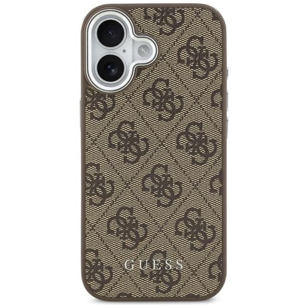 Coque Guess Hardcase 4G Classic Logo MagSafe til iPhone 17 - Brun