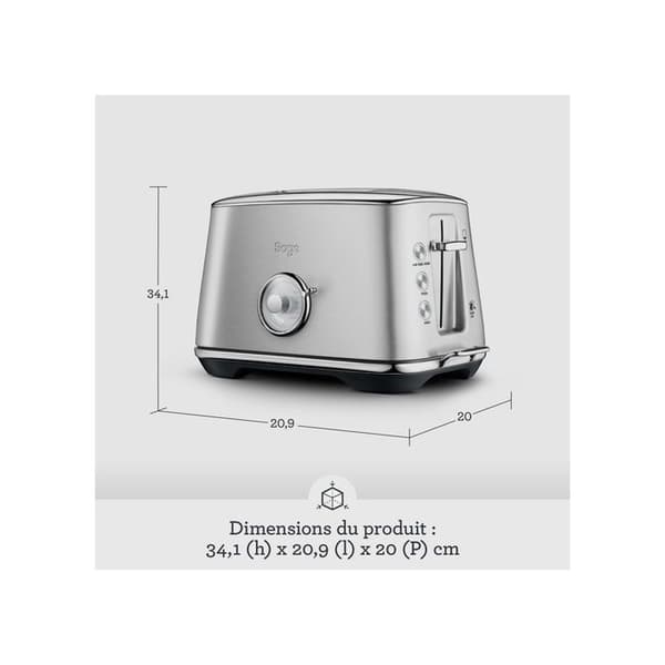 SAGE Toaster Luksus Toast Vælg Stål