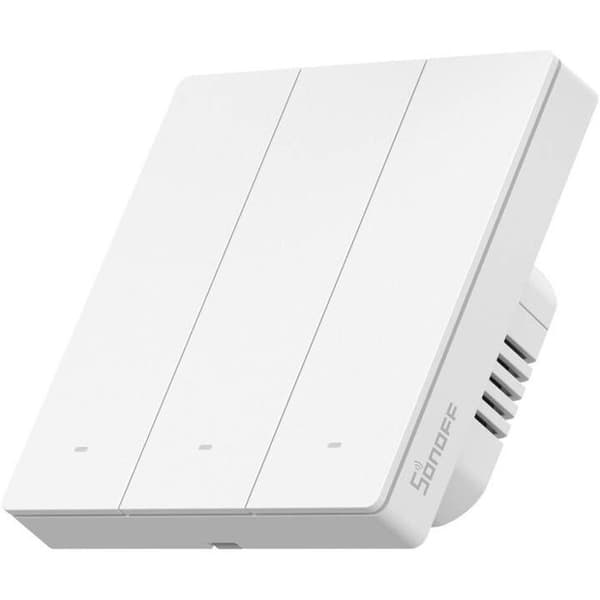 SONOFF Smart Wall Switch SwitchMan-M5 Matter (vit), 3 grupper