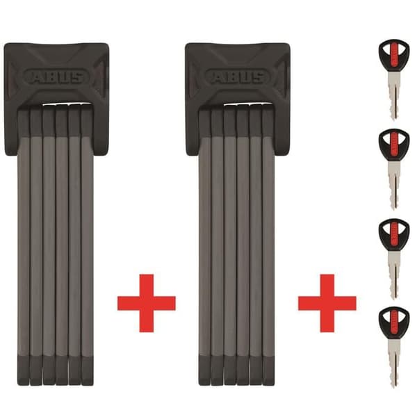 Abus BORDO 6000K/90 foldelås - sort