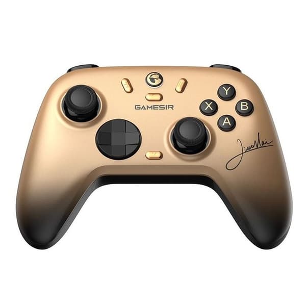 Manette Gamesir gaming trådløs og kablet Nova 2 Lite Guld til PC Nintendo Switch iOS og Android