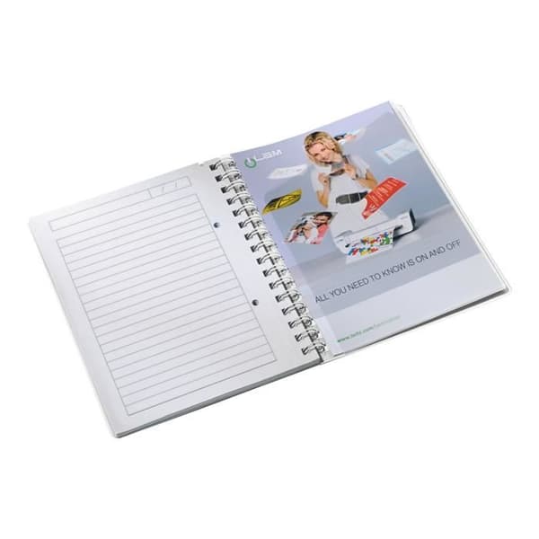 Cahier A5 - Leitz - WOW - 80 ark - Polypropylen omslag - Lilla