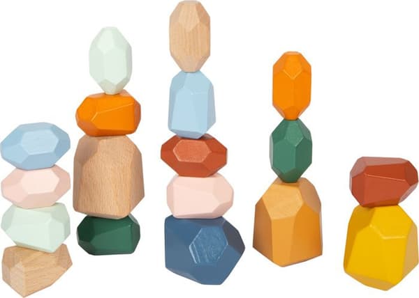 Træ balancesten - Montessori blokke