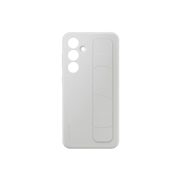 Silikone etui med snor til Samsung Galaxy S24 FE Grå