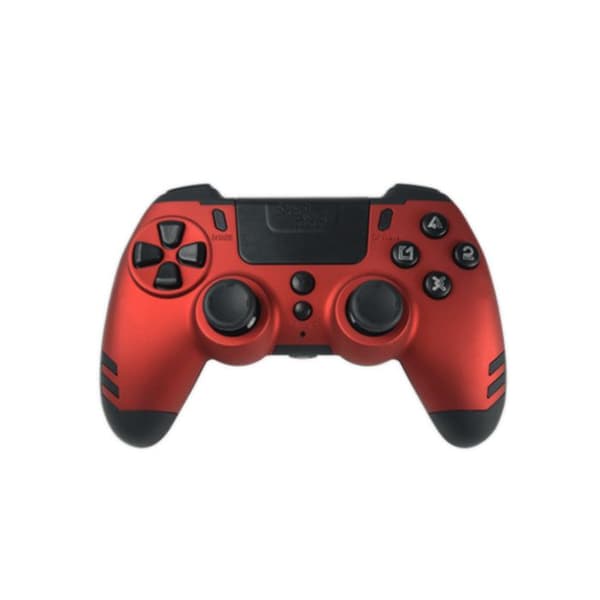 Spilcontroller - Steelplay - Slimpack - Trådløs 2,4 GHz - Kompatibel med PS4/PC - Rød