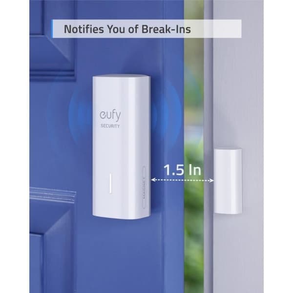 Öppningsdetektor - ANKER - Eufy Security - Realtidsvarning - 2 års batteritid - Siren 100dB