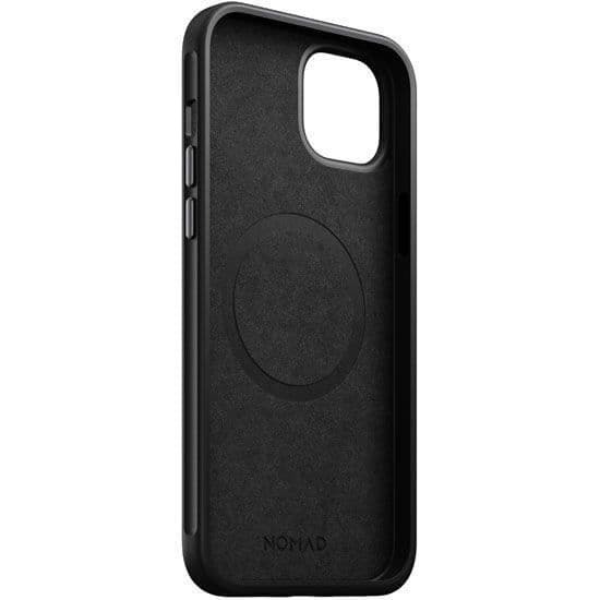 Moderne Læder Taske til iPhone 15 Plus Nomad Lysebrun
